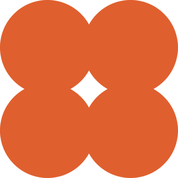 orange rounded geometric shapes png