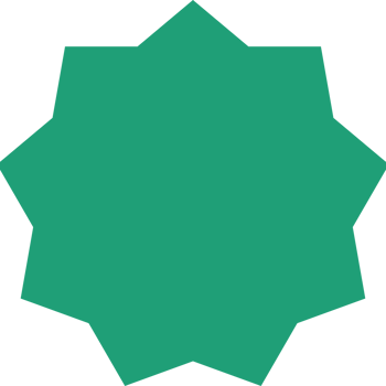 green stamp geometric shape png