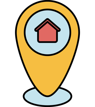 map pin home icon png