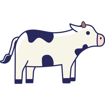 cow cartoon animal icon png