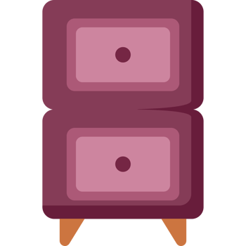 bedside table home item png