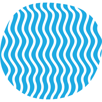 abstract blue waves hand drawn png