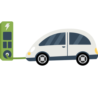 car electric vehicle charged png