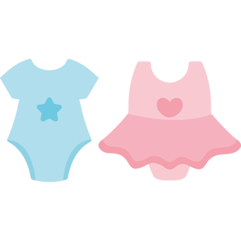 gender reveal baby clothes png