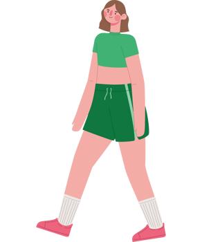 lady in sportswear png