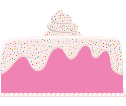 pink birthday cake png