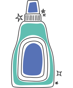 disinfectant bottle design png