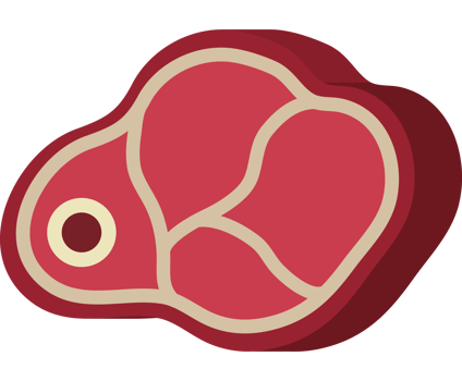 raw meat design png