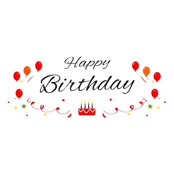 Happy birthday card png