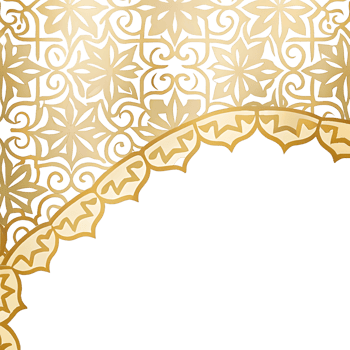 Elegant Golden Floral Ornament on transparent Background Design with Intricate Details and Flourishes png