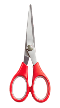 red single scissor png