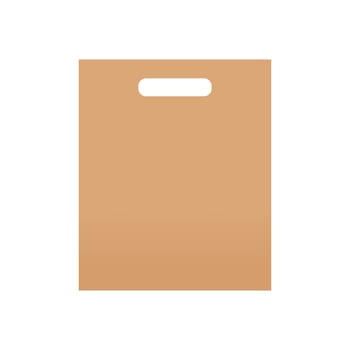 brown kraft paper bag eco blank, template of eco bag kraft paper brown package, brown bag packaging template, illustration empty eco paper bag mock up template vector