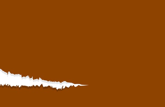 paper brown with tear marks for banner copy space, paper rip torn brown for background, paper with edge tear, sheet paper card rip for advertising message text, brown notepaper memo torn texture vector