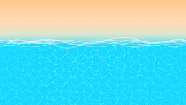 top view ocean beach seashore for background, tropical landscape with blue ocean and gold sand top view, beautiful white sand beach and crystal clear sea water in summer vector