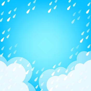 banner frame rain fall background for rainy season sale off, monsoon banner template frame for offer discount sale, cute rainy template banner for summer sale vector
