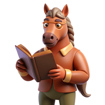 stunning notable A wise old centaur reading a leather bound tome in a sun drenched glade. Warm, natural lighting, classical realism style png