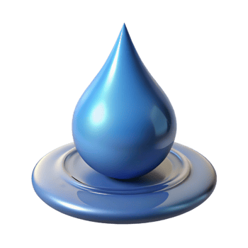 striking art deco A single raindrop splashing in a puddle, high speed photography, abstract and artistic style sharp png