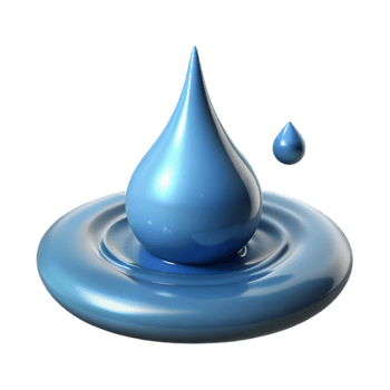 beautiful acclaimed A single raindrop splashing in a puddle, high speed photography, abstract and artistic style png