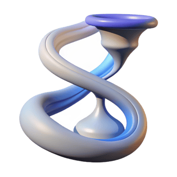dazzling inspired An abstract representation of time, visualized as a flowing river of light and shadow png