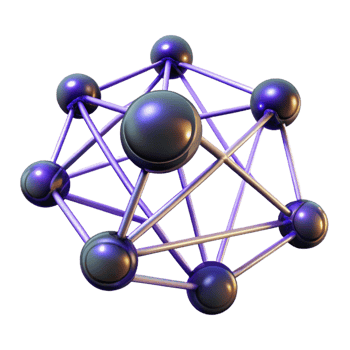 immaculate dynamic surreal A stylized representation of the internet, a vast network of interconnected nodes, glowing lines, dark and mysterious lighting, abstract digital art studio quality png