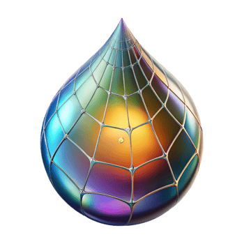 rare nordic A close up of a dewdrop on a spiderweb, reflecting the sunrise in a spectrum of colors, macro photography style 4K png