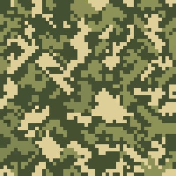 Army camouflage seamless pattern vector