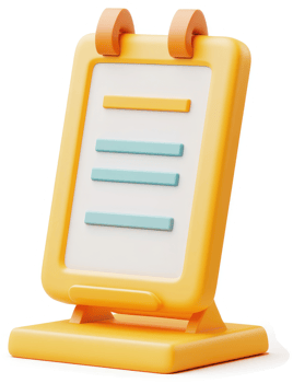 Portable, colorful document holder with three sections. png