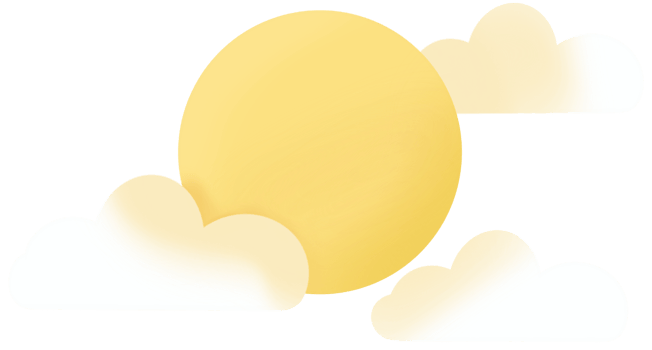 Sun And Clouds png