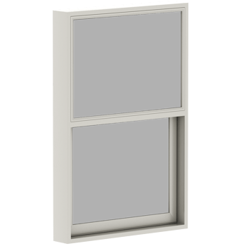 3d render classic window with transparent background png