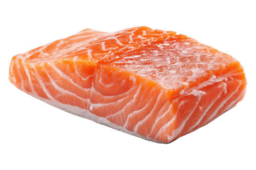 Preparing salmon fillet indoors png