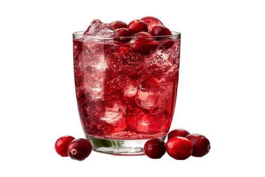 Refreshing cranberry beverage recipe png