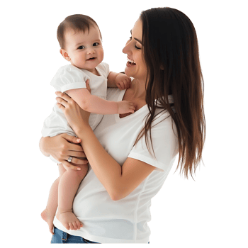 Caring Mother Hugging Child Family Life and Parenthood Theme png