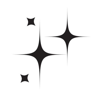 shining Star icons. star sign line art icon. Twinkling stars. Sparkles, shining burst icon symbol. Blinking stars. glint glitter icon. vector