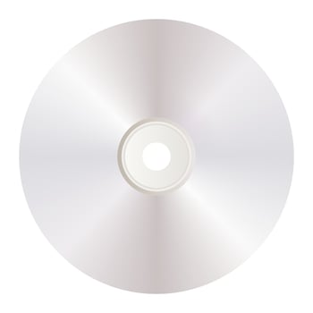 CD or DVD with Reflection Effect. Suitable for Storage Media, Music Release, and Data Backup. vector
