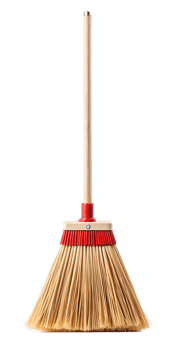 broom with wooden handle png