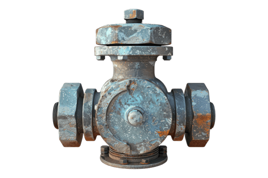 Ball valve isolated on transparent background png