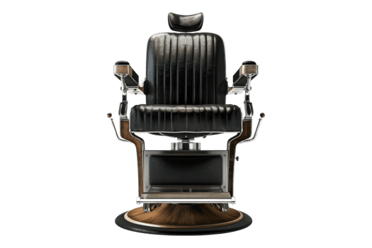 Barber chair isolated on transparent background png