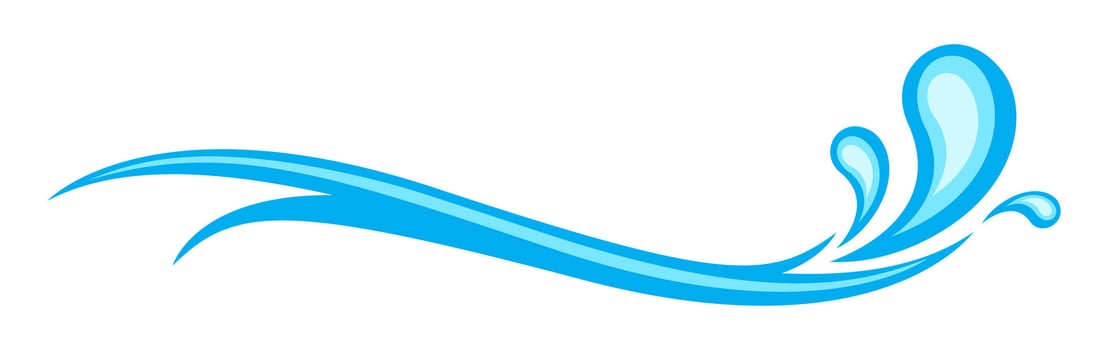 water splash shape, ocean blue waves, sea waves, wave water ripple flow for graphic vector