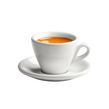 Tea in a white cup set on transparent background. png