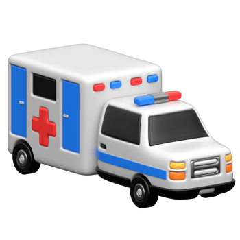 3D Ambulance Icon png