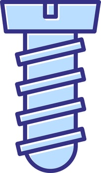 Screw Icon Symbol Art vector