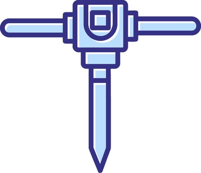 Jackhammer Icon Symbol Art vector