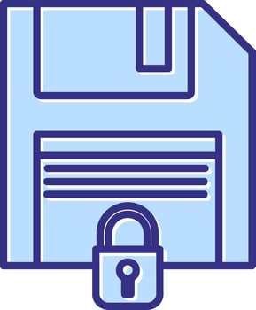 Disk Icon Symbol Art vector