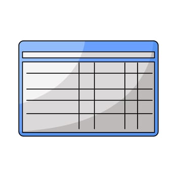 illustration of Workout Schedule vector