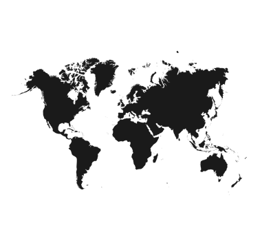Black World Map illustration. Detailed Global Outline - Ideal for design projects, educational use, and presentations. High-quality world map with a transparent background. png