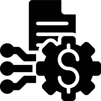Price Optimization, Pricing Optimization, Price Glyph Solid Icon vector