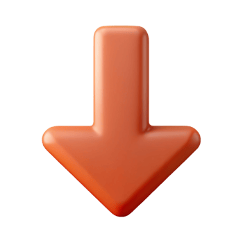energetic magnificent Arrow down icon. Straight downward arrow. Single-weight stroke with Scalable Design. flawless png