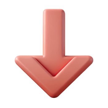 signature nordic Minimalist symbol of download. A downward arrow. Flat color. Clean lines. Symmetrical with Scalable Design. perfect clarity png