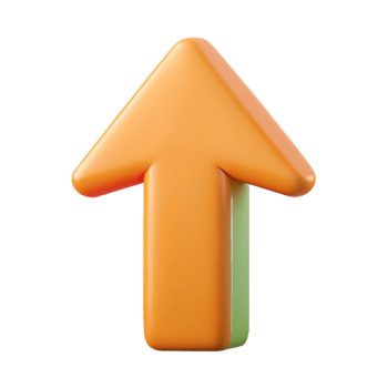 radiant timeless Arrow-shaped character pointing upwards. Single-weight stroke, flat color, crisp edges with Scalable Design. png