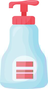White and Blue Cleaning Spray vector